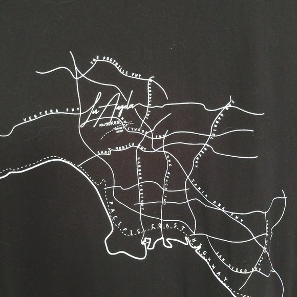 Forever 21 Other - Los Angeles California map tee